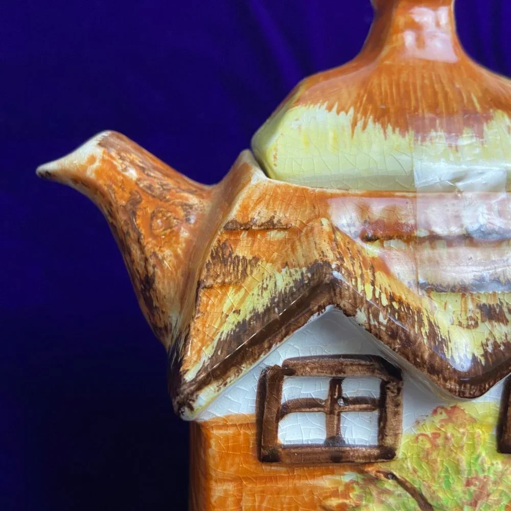 Vintage  Price Kensington Large  Teapot  Cottage Ware 3 floors England 10
